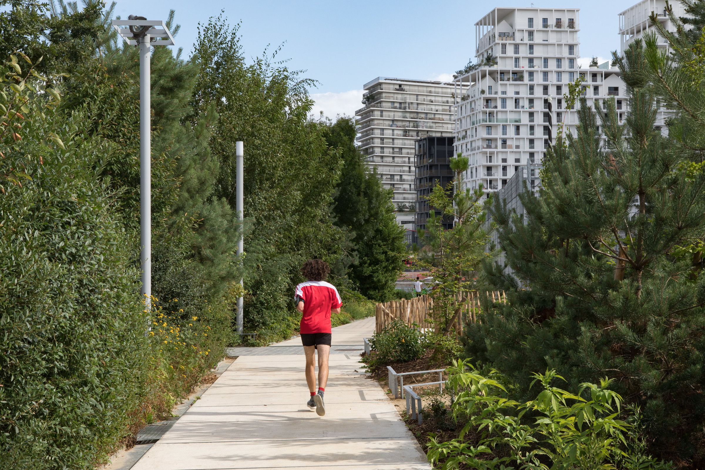 Jogger dans le parc Martin Luther King