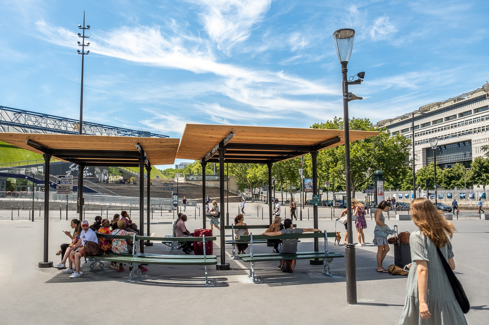 Ombrière, Place du bataillon du Pacifique 12e