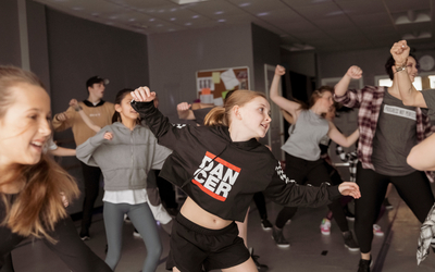 Cours de hip hop.