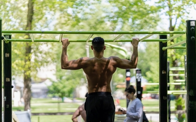 Street workout in Parc de Bercy
